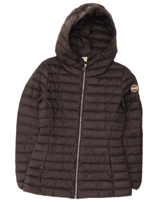 Jachetă căptușită cu glugă Colmar pentru femei IT 40 XS Nylon negru