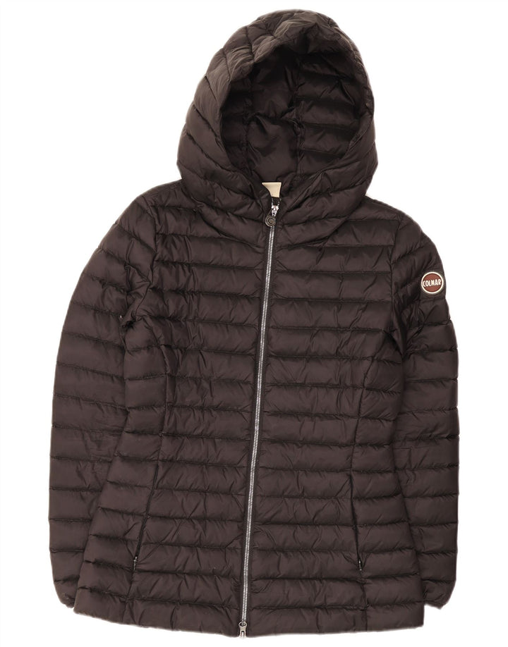 Jachetă căptușită cu glugă Colmar pentru femei IT 40 XS Nylon negru