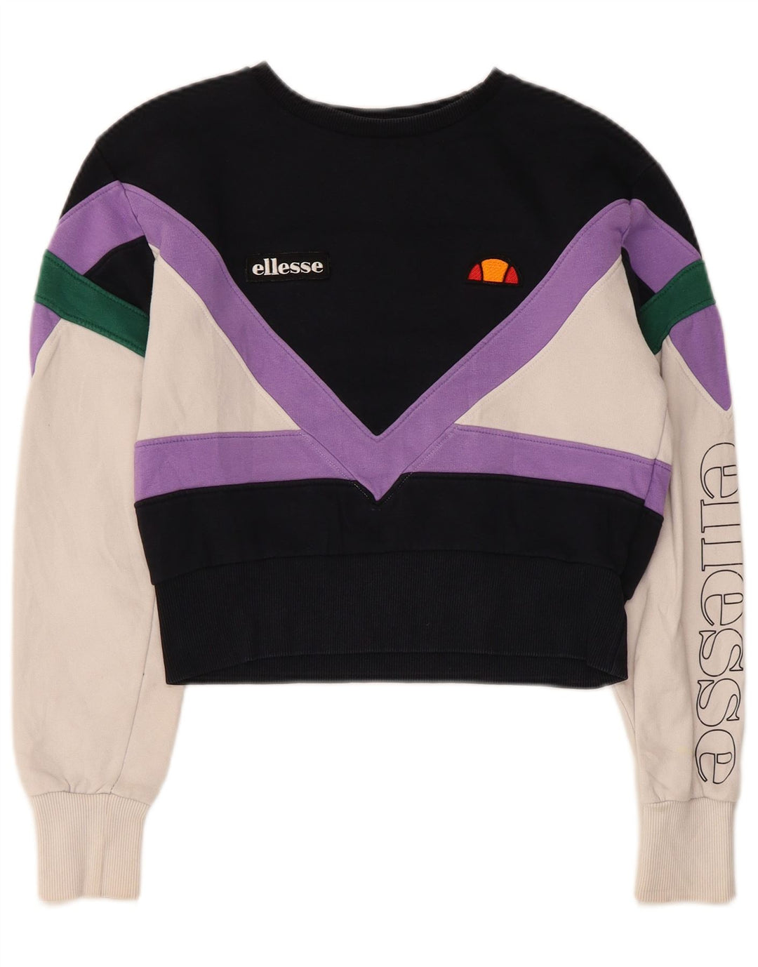 Pulover crop pentru femei Ellesse UK 8, mic, multicolor