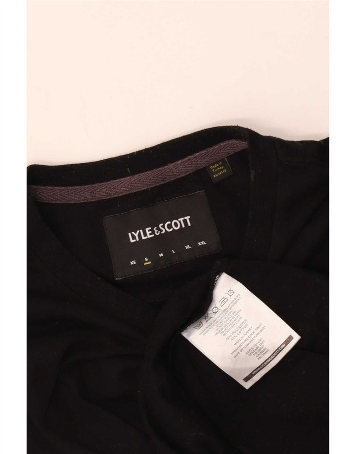 Tricou pentru bărbați Lyle & Scott Top mic poliester negru