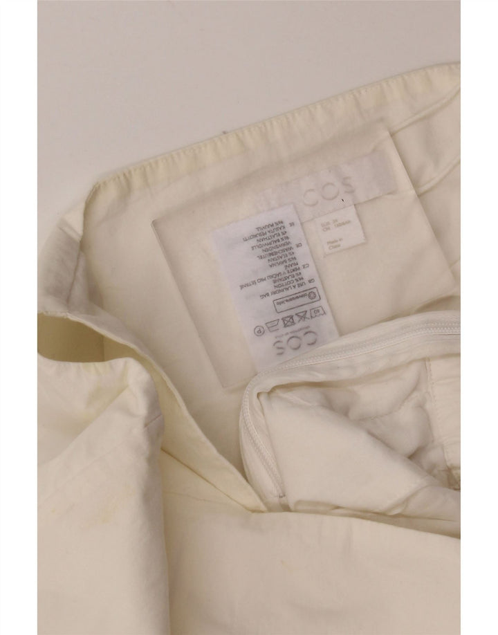 Salopetă fără mâneci Cos pentru femei EU 34 XS Bumbac alb