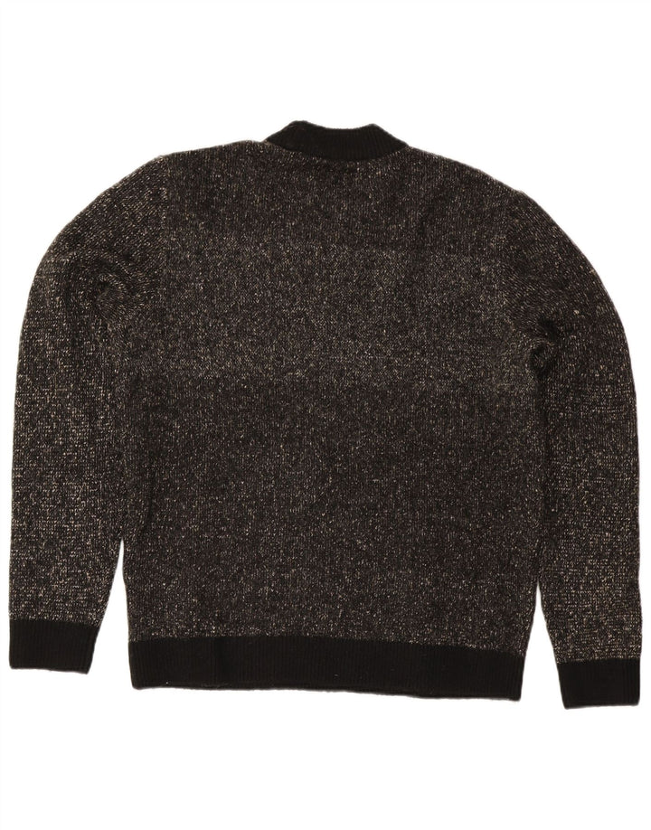 Pulover Jack & Jones pentru bărbați, cu gât crew, XL, poliester cu pături negru