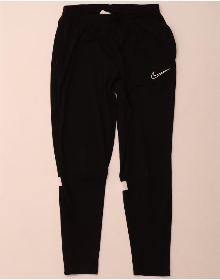 Pantaloni de trening NIKE Dri Fit pentru bărbați, mari, negru, poliester color bloc