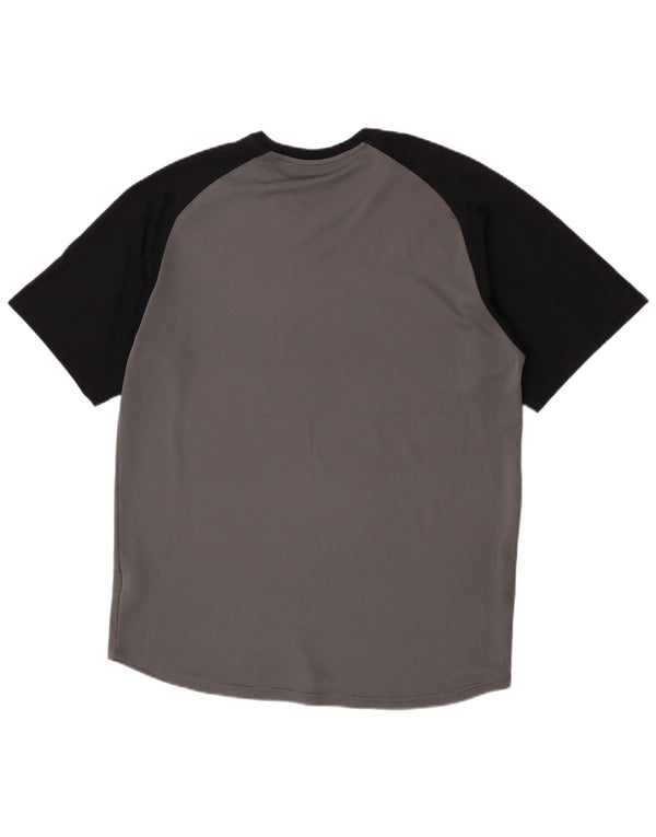 Tricou pentru bărbați Nike Dri Fit Top XL Gri poliester color bloc