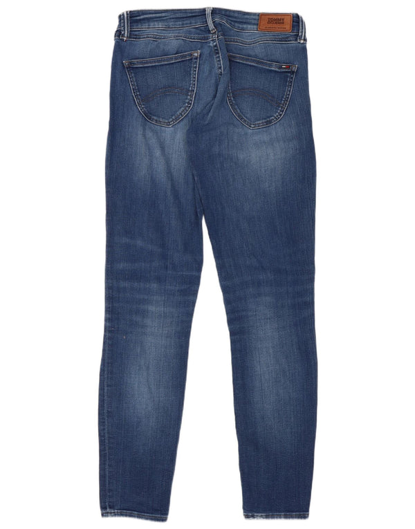 Blugi skinny Tommy Hilfiger pentru femei Sophie, cu talie joasă, L27 L30, bumbac albastru