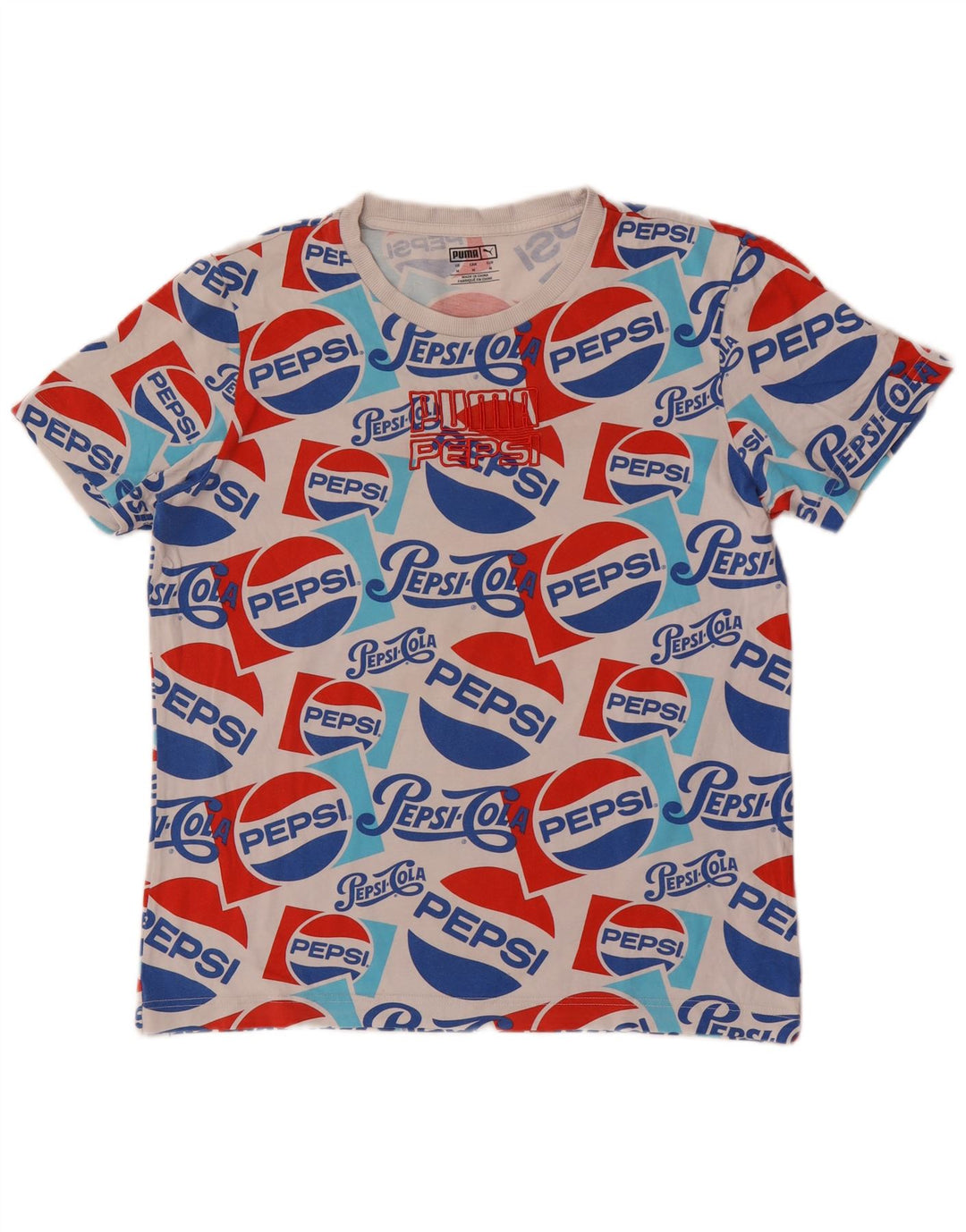 Tricou grafic Puma pentru bărbați Top, mediu, alb, bumbac