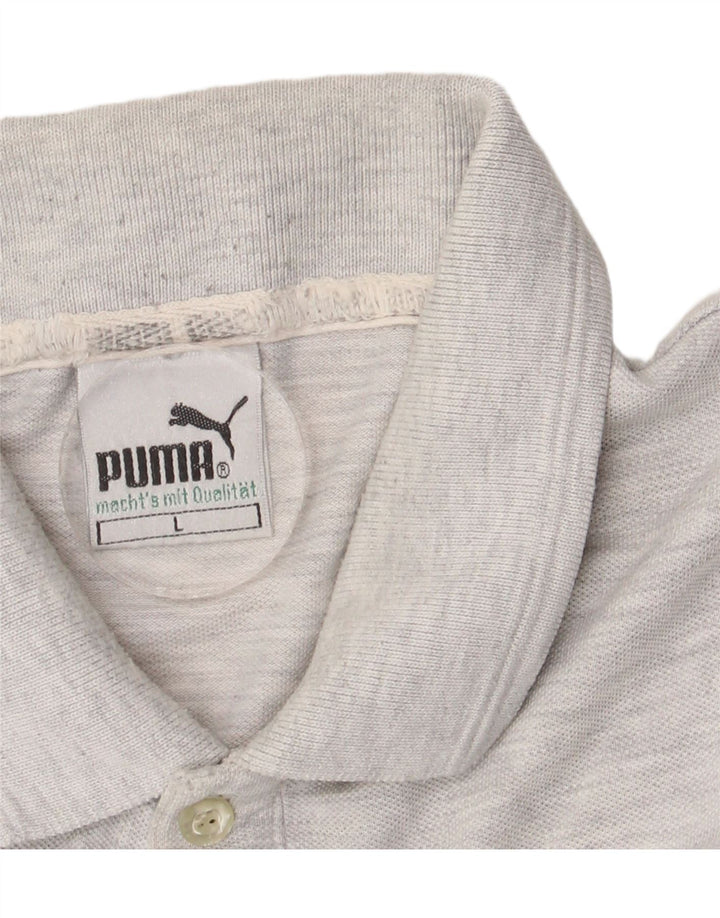 Tricou polo Puma pentru bărbați, mare, gri pete