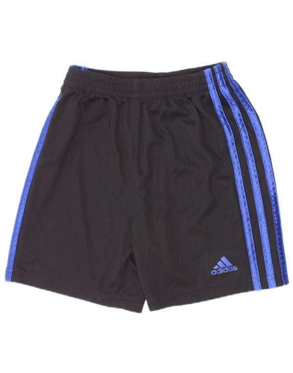 Pantaloni scurți sport pentru băieți Adidas 4-5 ani poliester negru