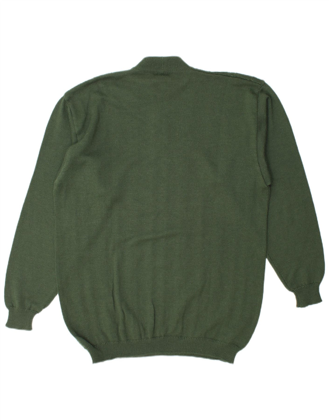 Pulover vintage pentru bărbați cu gât țestoasă, mare, verde