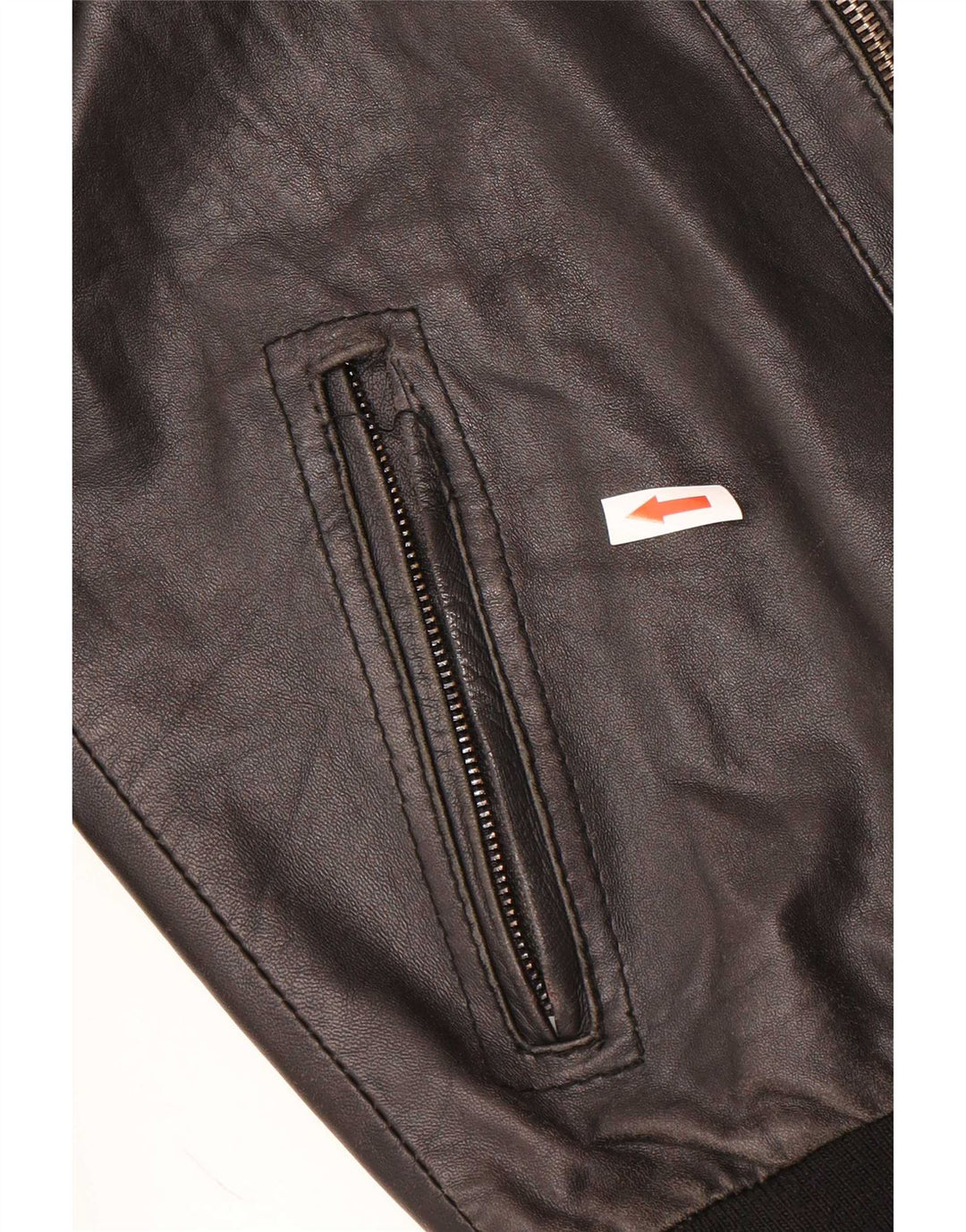 C.D.P. Jachetă de piele pentru bărbați IT 46 Small Black