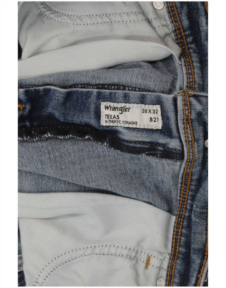 Pantaloni scurți din denim Texas Wrangler pentru bărbați W38 XL albastru