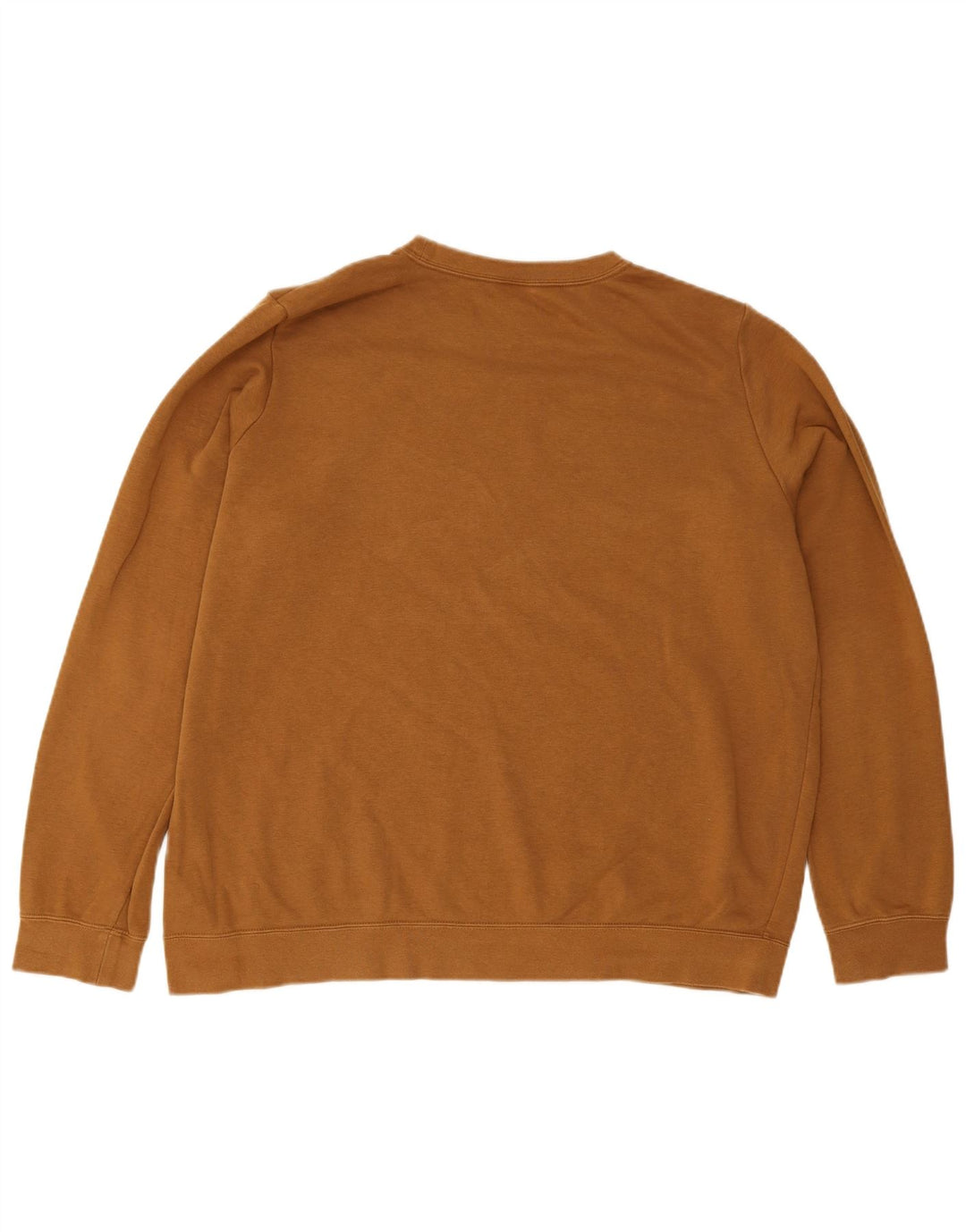 NIKE Mens Tall Sweatshirt Jumper XL Brown Cotton