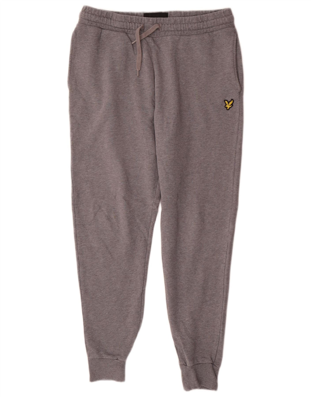 Pantaloni de trening pentru bărbați Lyle & Scott Pantaloni de jogging din bumbac cu pete gri mediu