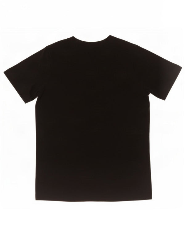 Nike Boys Graphic T-Shirt Top 12-13 Years Large Black Cotton