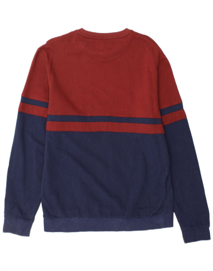 Hanorac pentru bărbați Lyle & Scott Pulover mare, albastru bleumarin, bumbac color bloc