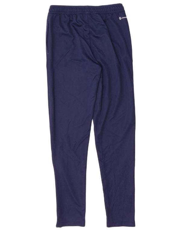 Pantaloni de trening Adidas Aeroready pentru baieti 13-14 ani poliester bleumarin