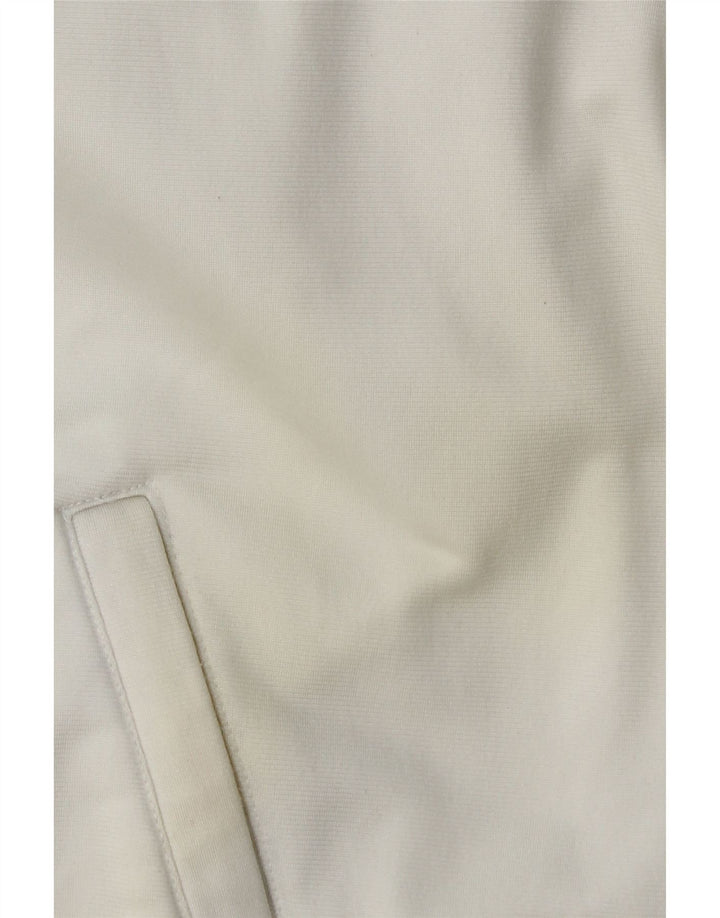 Jachetă de trening grafică DIADORA pentru bărbați, mare, albă