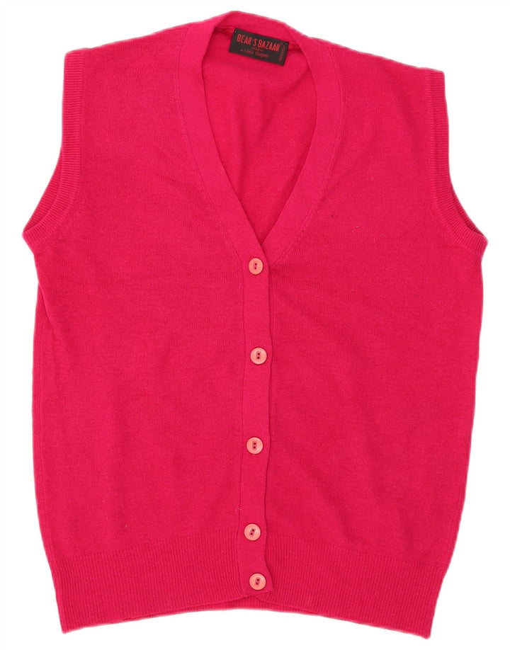 Laura Biagiotti Pulover cardigan pentru femei Bear's Bazaar IT 44 Roz mediu