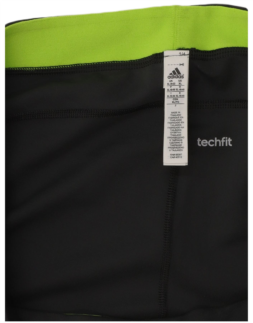 Leggings ADIDAS Climalite Capri pentru femei Marea Britanie 20/22 XL Gri Colorblock