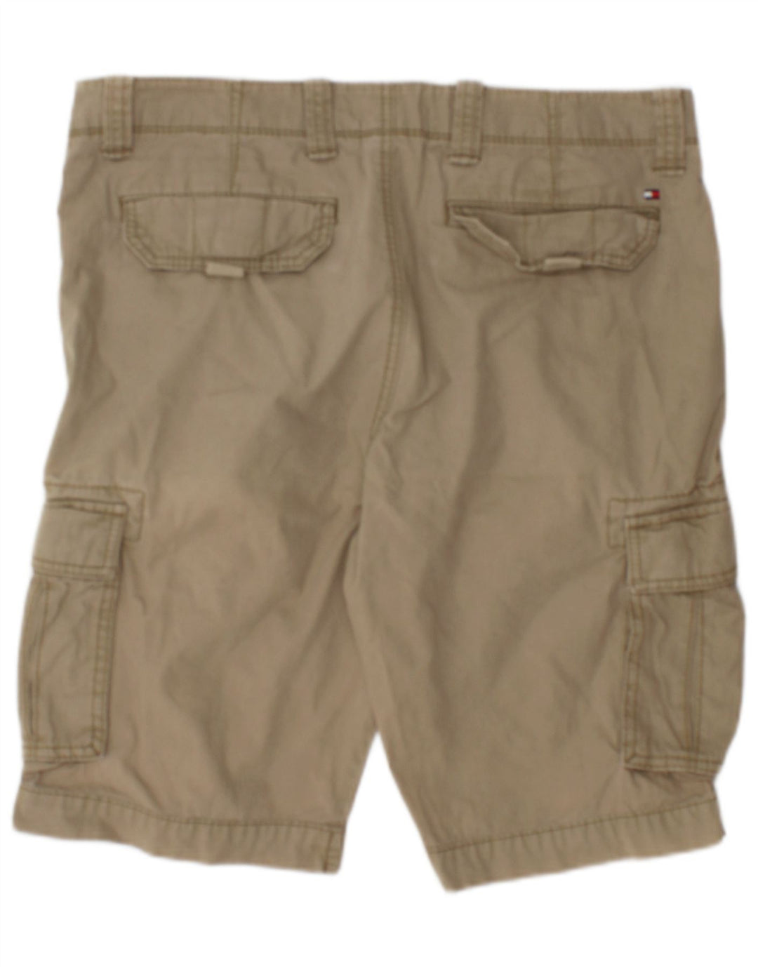 Pantaloni scurți cargo Tommy Hilfiger pentru bărbați W33, bumbac mare kaki