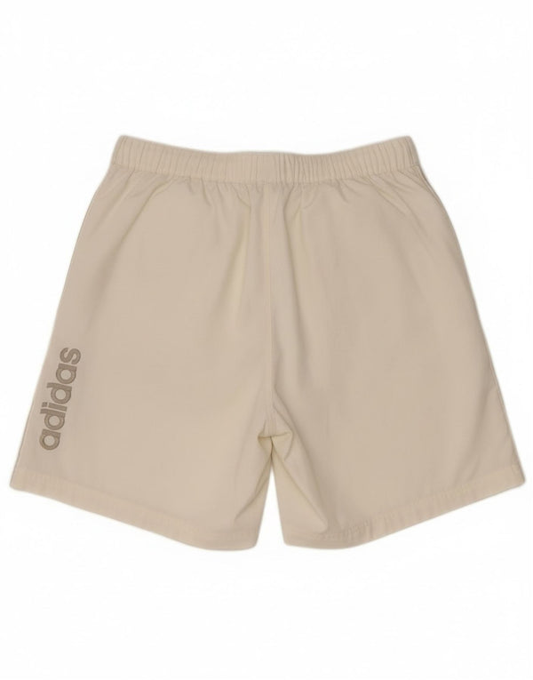 Pantaloni scurți pentru femei Adidas Graphic Cargo Medium W34 Poliester alb