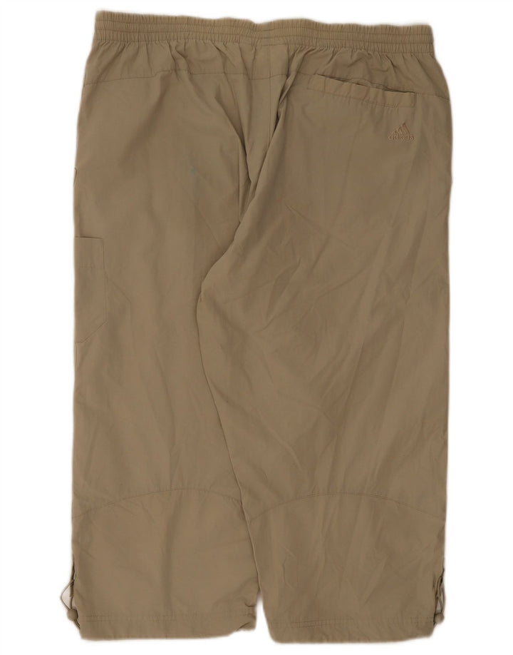 Pantaloni de trening Capri pentru bărbați Adidas XL poliester bej