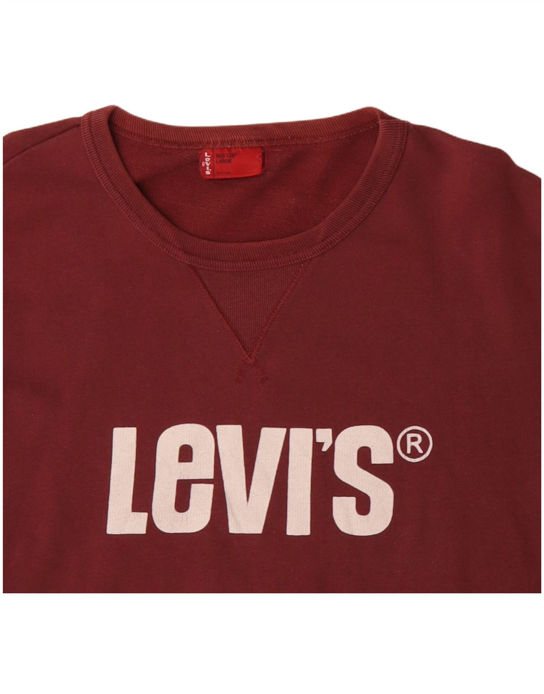 Hanorac grafic pentru bărbați Levi's Pulover mare din bumbac maro