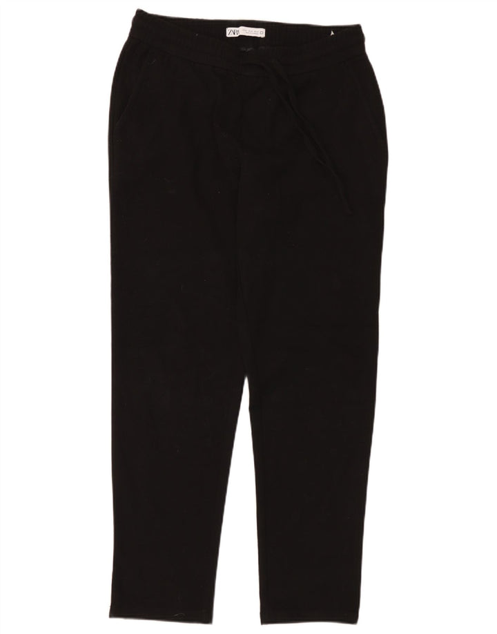 Pantaloni chino conici pentru bărbați Zara Mediu L31 L29 Poliester negru