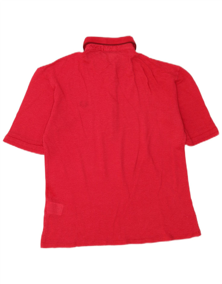 Tricou polo Fred Perry pentru femei UK 14 Medium Red Viscose