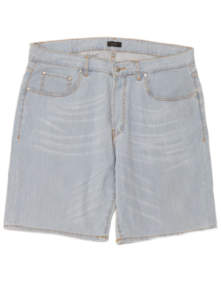 Pantaloni scurți din blugi pentru bărbați Liu Jo W38 XL Bumbac albastru