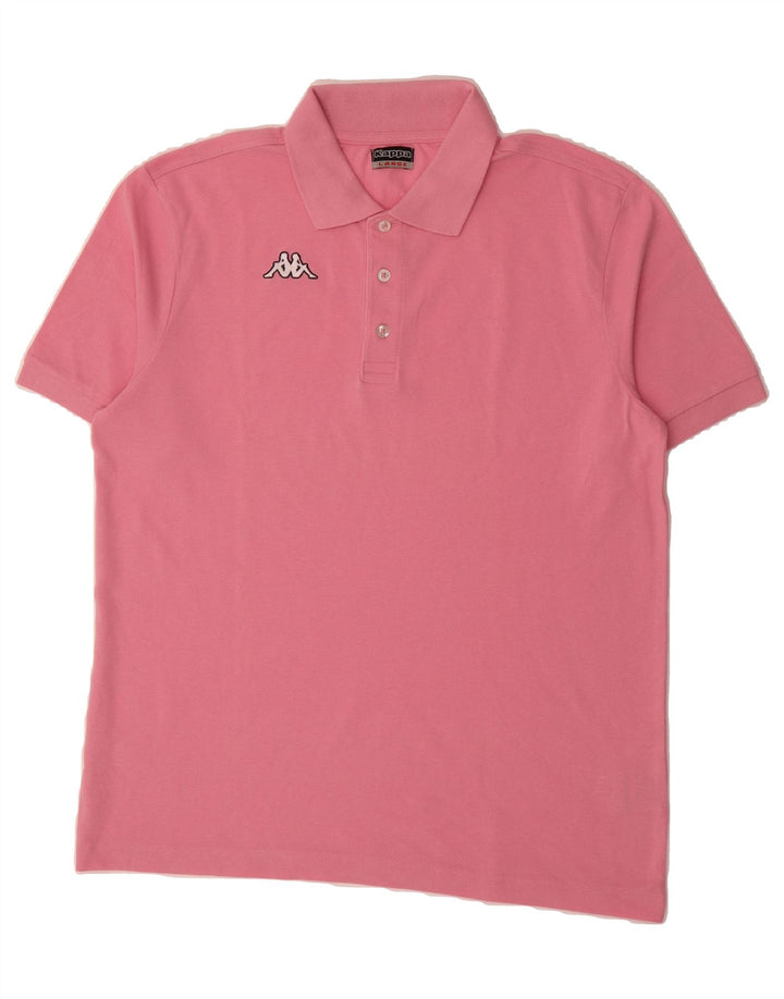 KAPPA Mens Polo Shirt Large Pink Cotton Vintage Kappa and Second-Hand Kappa from Messina Hembry 