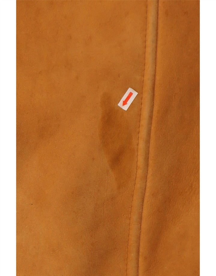 Jachetă din shearling pentru bărbați de epocă, UK 42 XL, bej