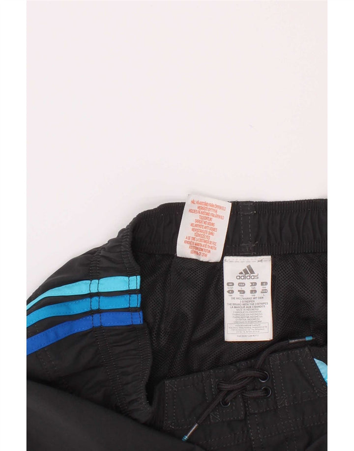 Pantaloni scurți de înot Adidas băieți 13-14 ani poliester gri