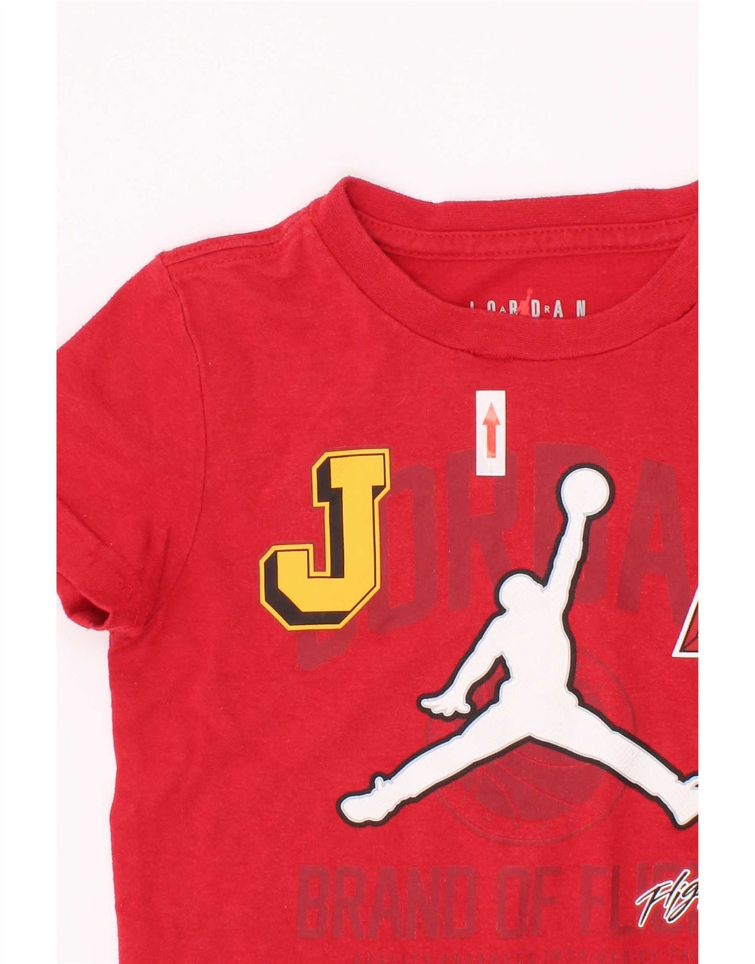 Tricou grafic Jordan pentru băieți Top 2-3 ani bumbac roșu