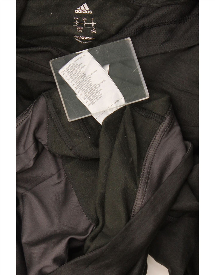 Adidas Climawarm Hoodie Pulover mare, negru, poliester