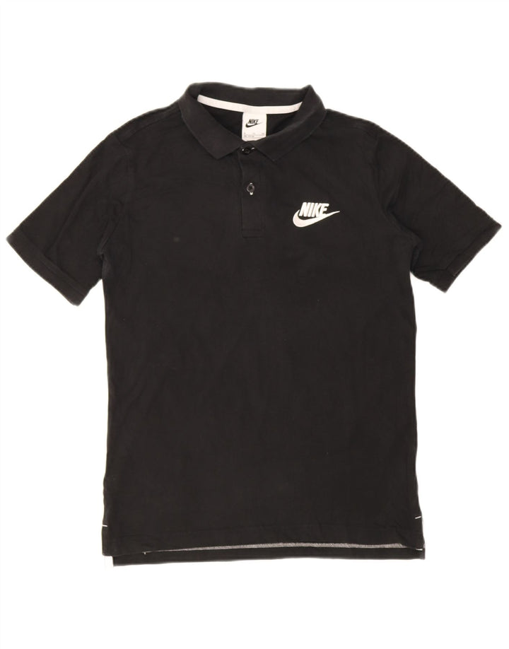 Tricou polo Nike pentru băieți 13-14 ani XL negru