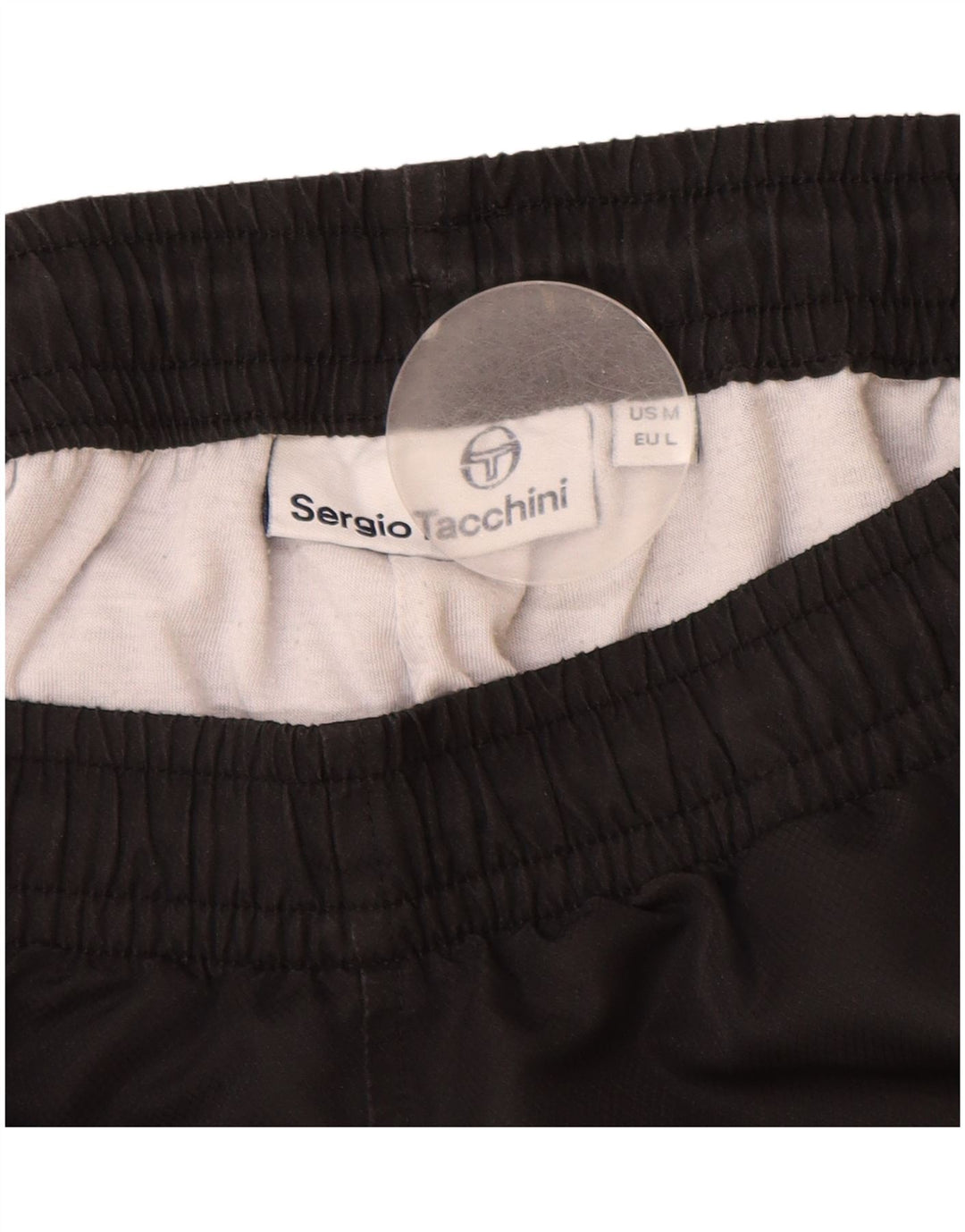 Sergio Tacchini Pantaloni de trening pentru bărbați Joggeri Poliester mediu negru