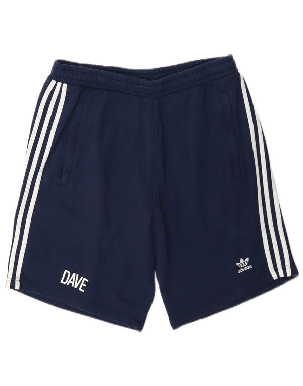 Pantaloni scurți sport pentru bărbați Adidas, mari, albastru, bumbac