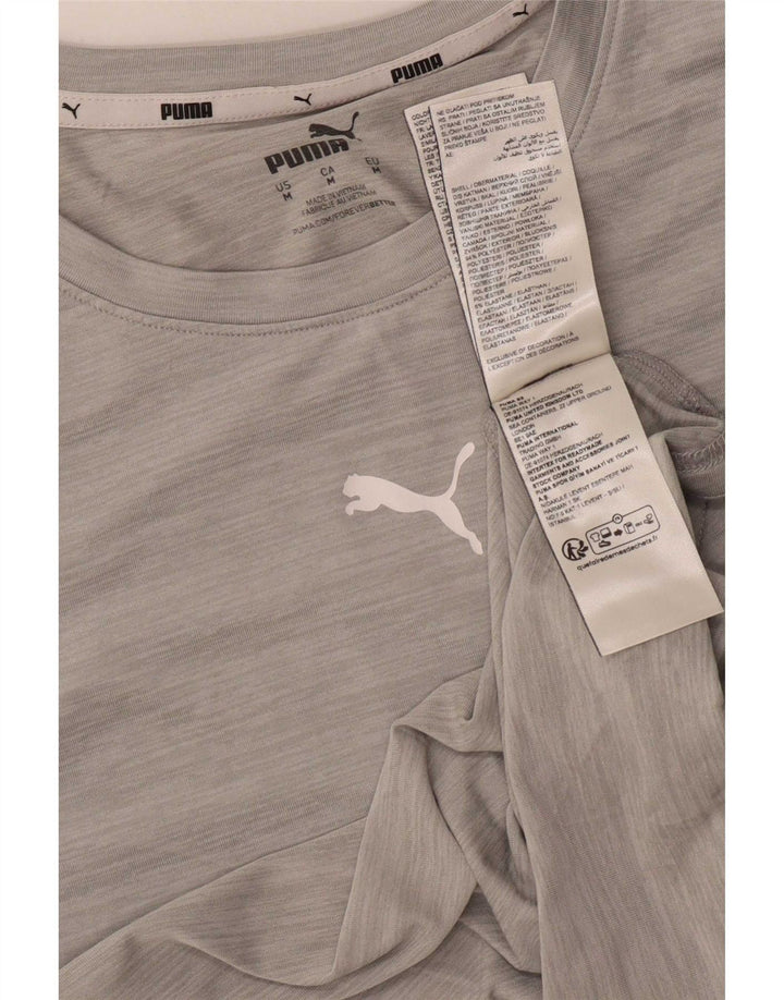 Tricou pentru bărbați Puma Top Medium Gri Flecked Polyester