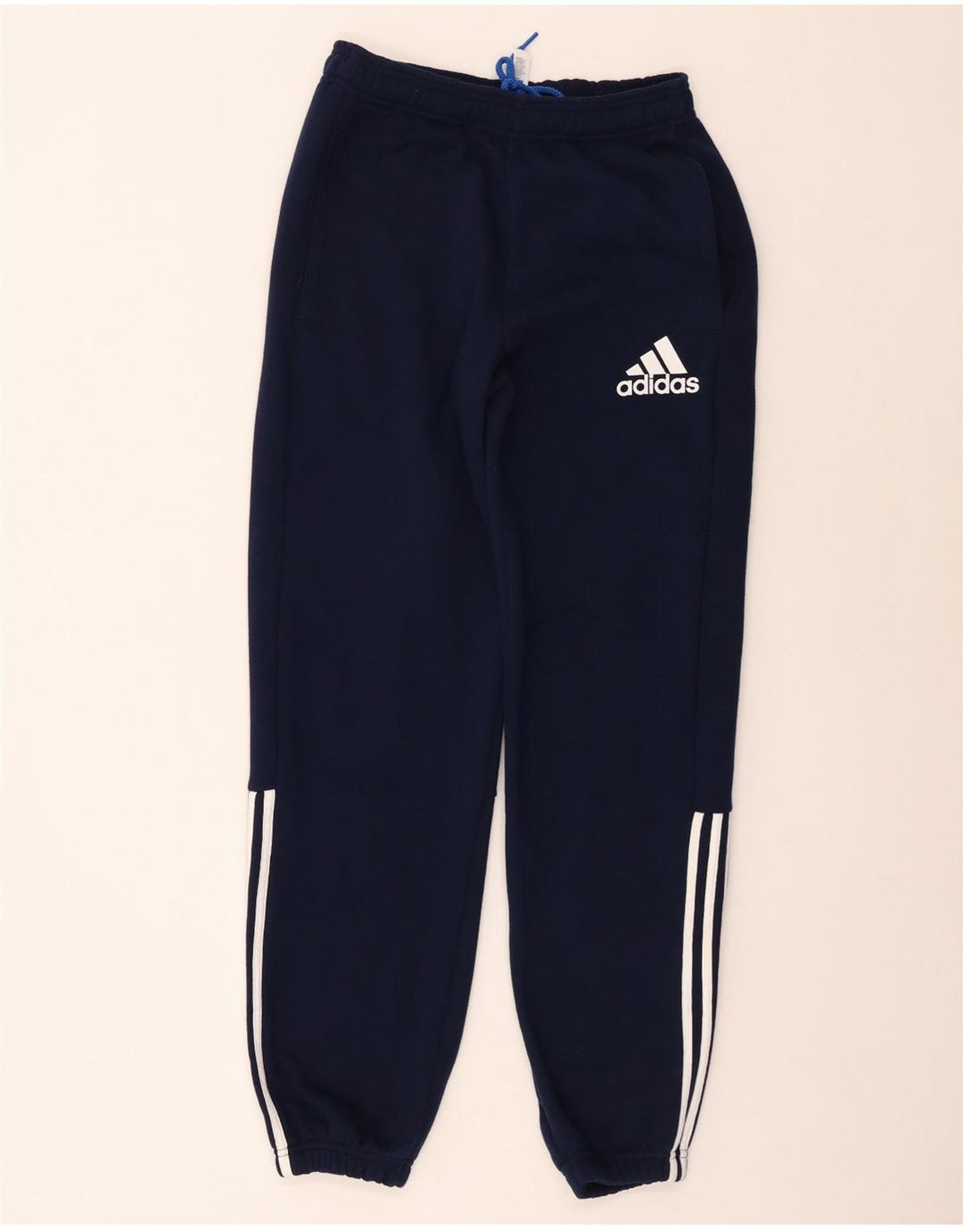 Pantaloni de trening pentru bărbați Adidas Pantaloni de jogging mici Bumbac bleumarin