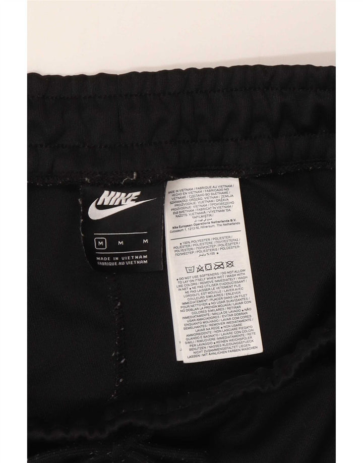 Pantaloni scurți sport grafic Nike pentru femei UK 12 Medium Black Colorblock Poliester