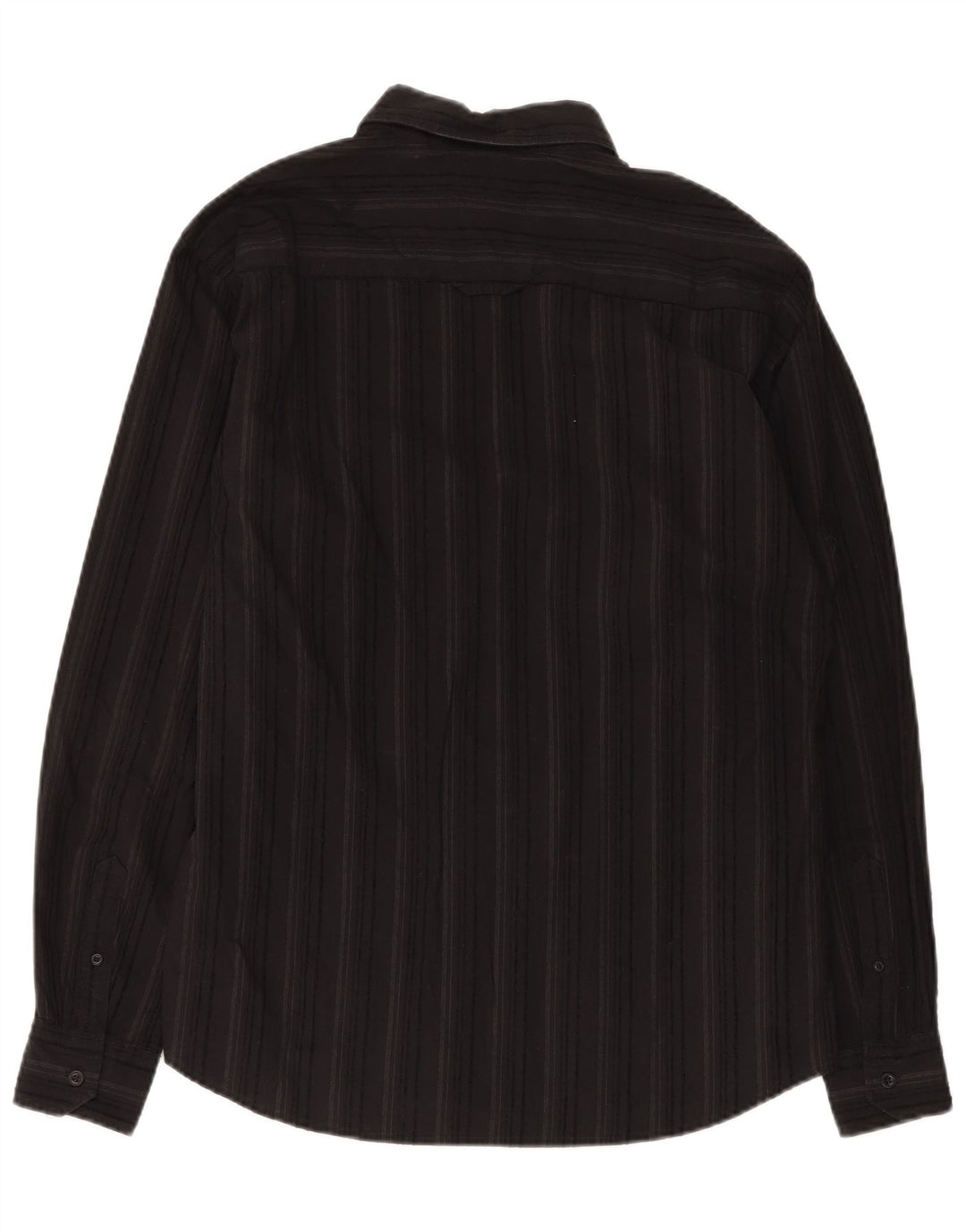 Cămașă Wrangler pentru bărbați, bumbac cu dungi negre mari