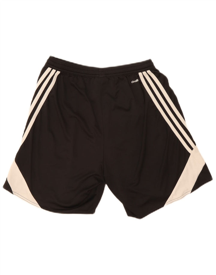 Pantaloni scurți sport pentru bărbați Adidas Climalite, mediu negru, poliester color bloc