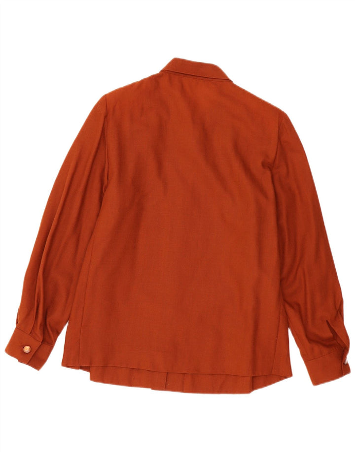 Cămașă vintage pentru femei UK 16 Large Maroon