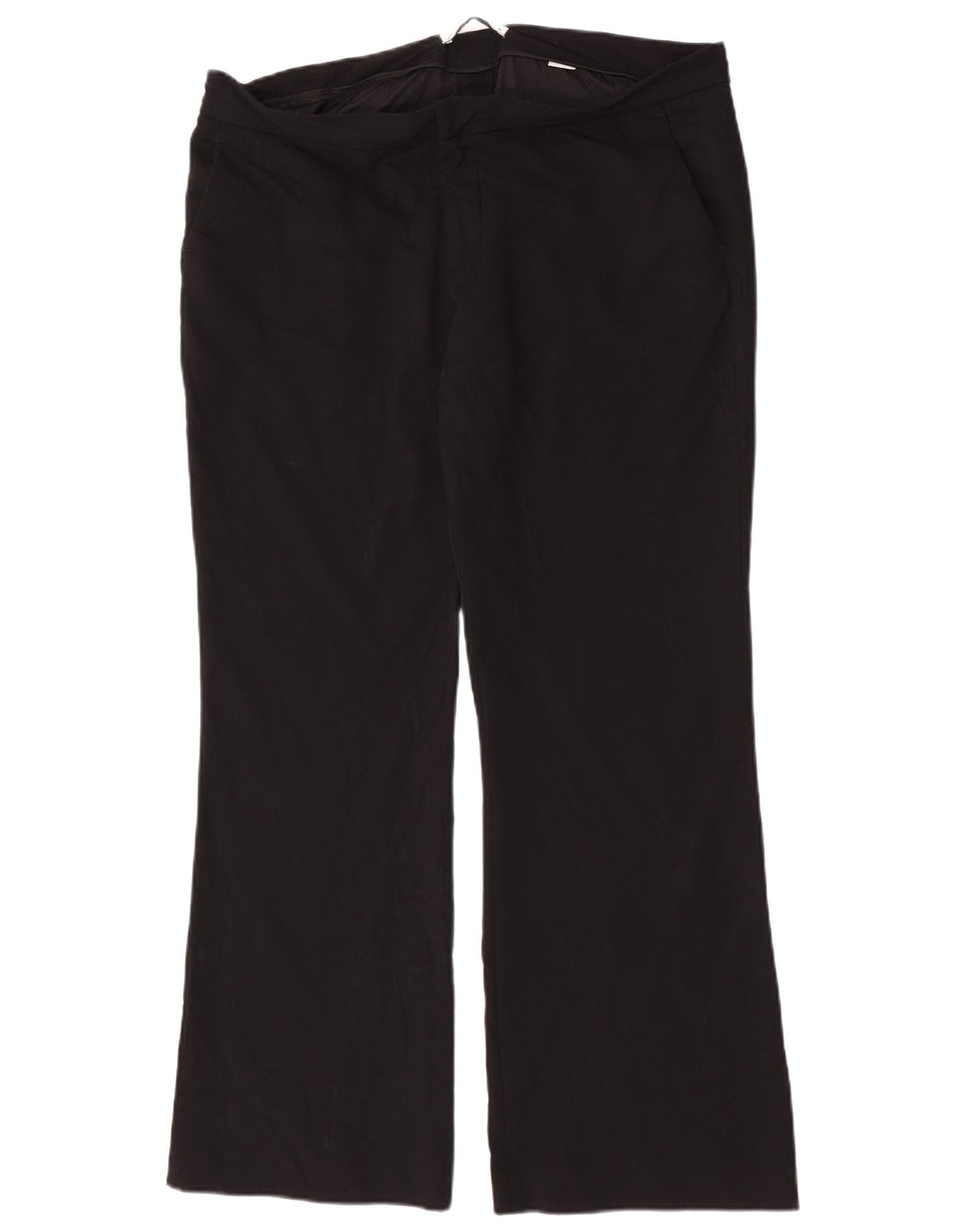 Pantaloni casual pentru femei Bootcut Zara 2XL W38 L32 Negri