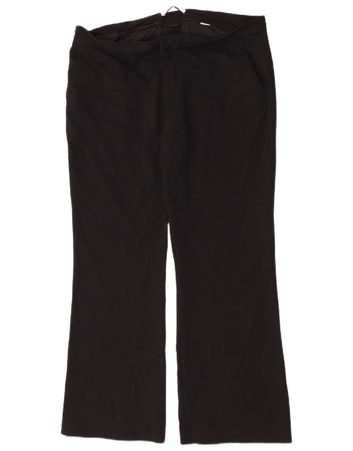 Pantaloni casual pentru femei Bootcut Zara 2XL W38 L32 Negri