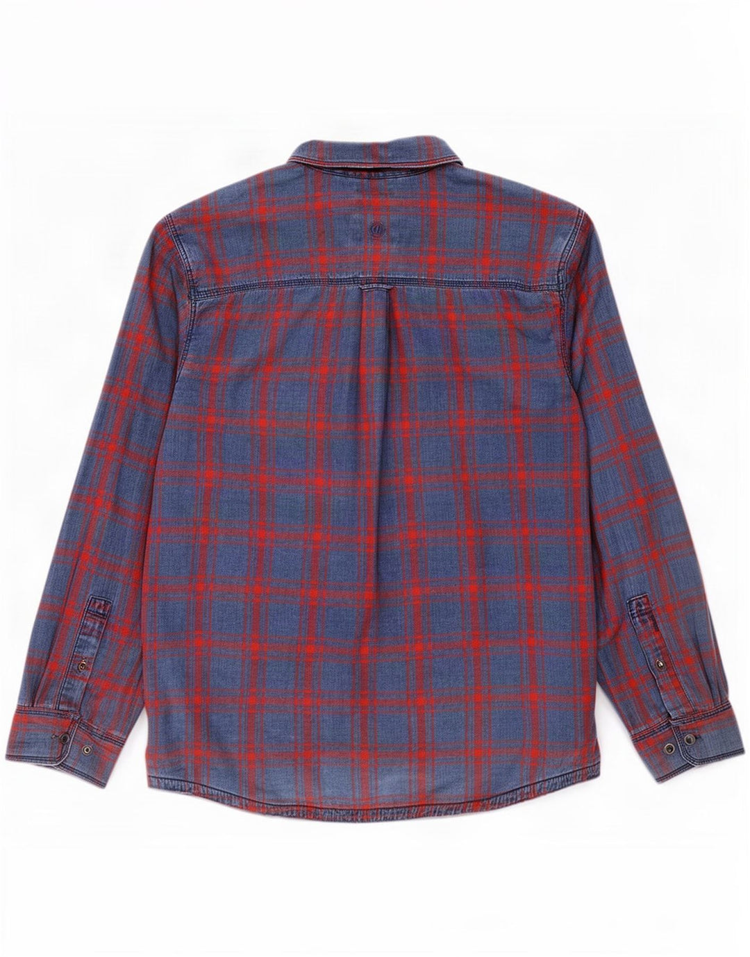 Cămașă Indigo pentru bărbați Fat Face 2XL, bumbac cu carouri albastre