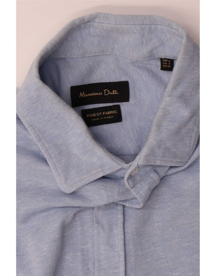 Cămașă Massimo Dutti pentru bărbați XL Albastru