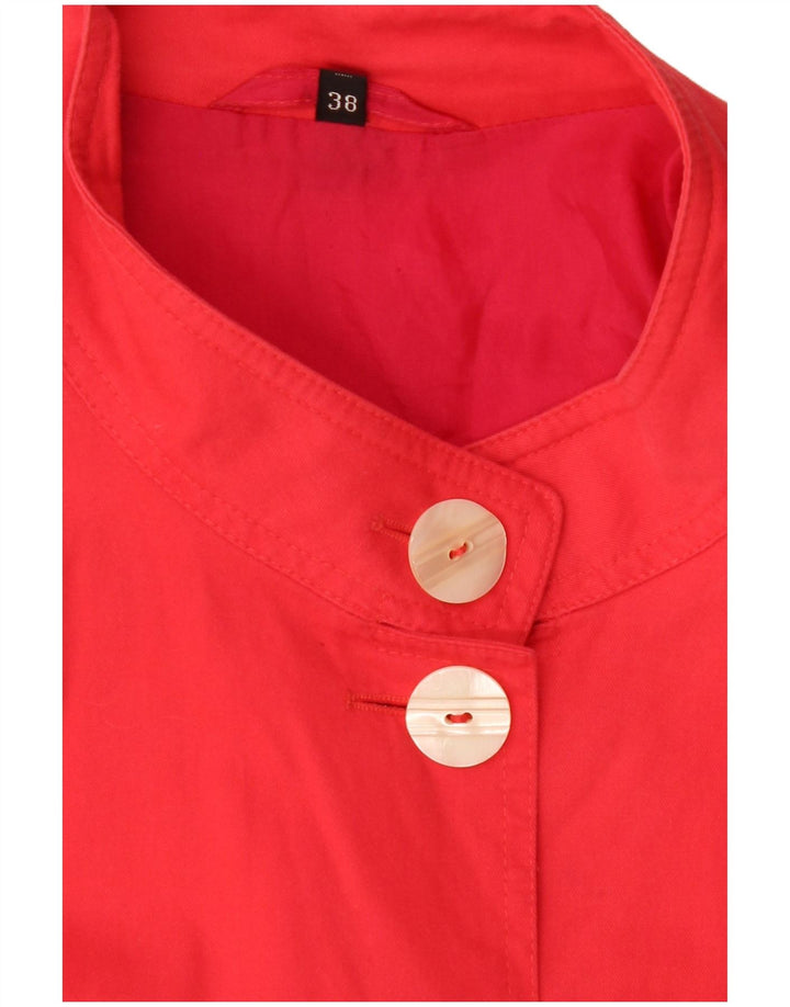 Jachetă bomber supradimensionată pentru femei vintage EU 38 roșu mediu