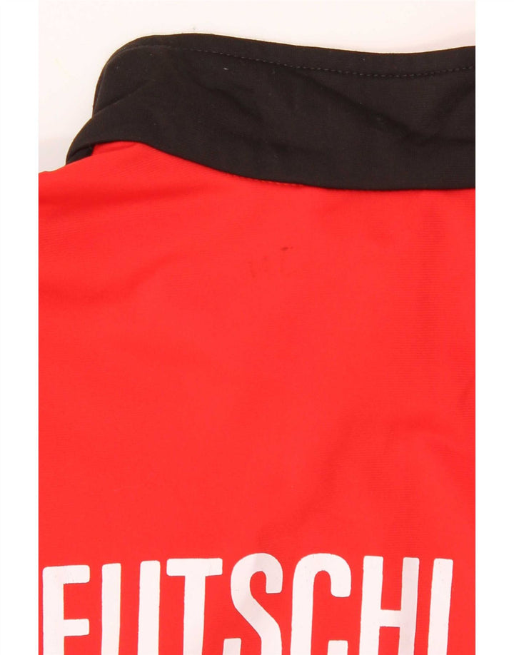 Jachetă de top Puma Deutshland Graphic pentru bărbați, roșu mediu, color block